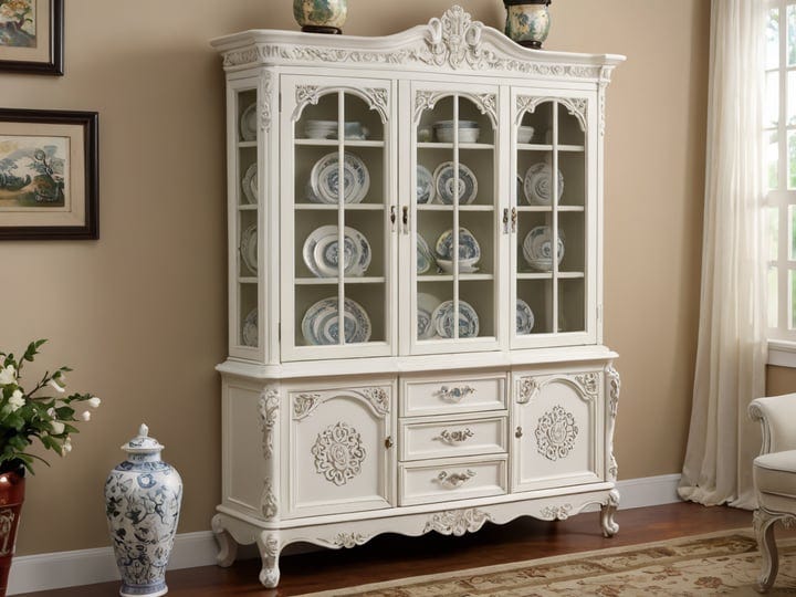 Unfinished-White-Display-China-Cabinets-5