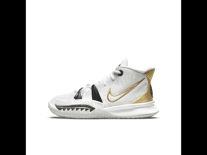 nike-kyrie-7-grade-school-basketball-shoe-white-gold-1