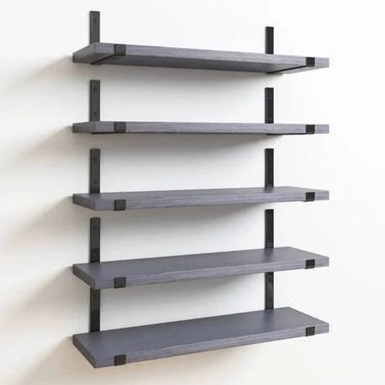 fairy-floating-shelves-home-wood-shelf-wall-mounted-set-of-5-width-4-7-inches-wall-shelves-gray-size-1