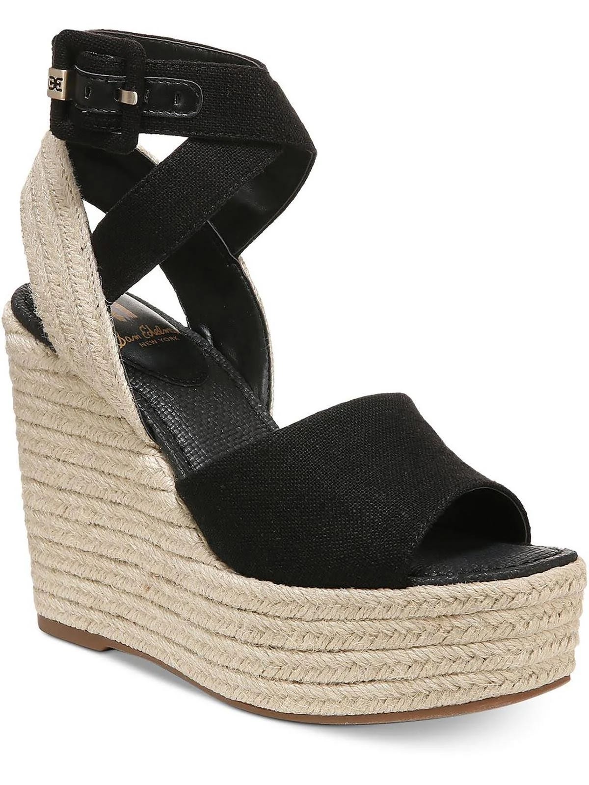 Stylish Heeled Espadrille Wedge Sandals | Image