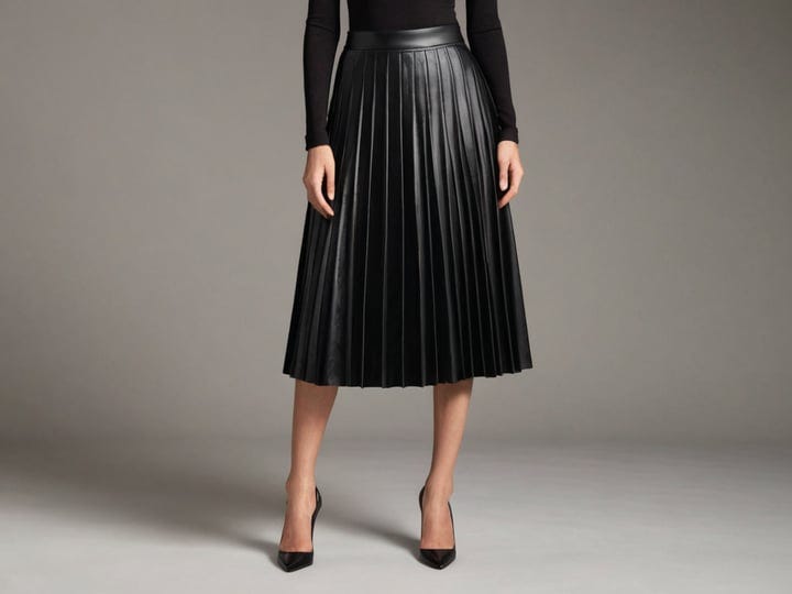 Black-Pleated-Leather-Skirt-3