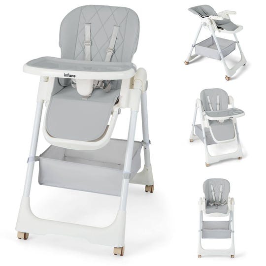 infans-baby-high-chair-quick-folding-portable-highchair-for-toddlers-with-large-storage-basket-grey-1
