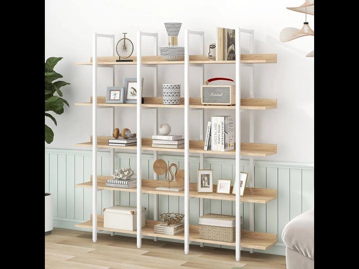 gzmr-5-tier-bookcase-home-office-open-bookshelf-white-and-oak-mdf-5-shelf-bookcase-11-8-in-w-x-70-9--1