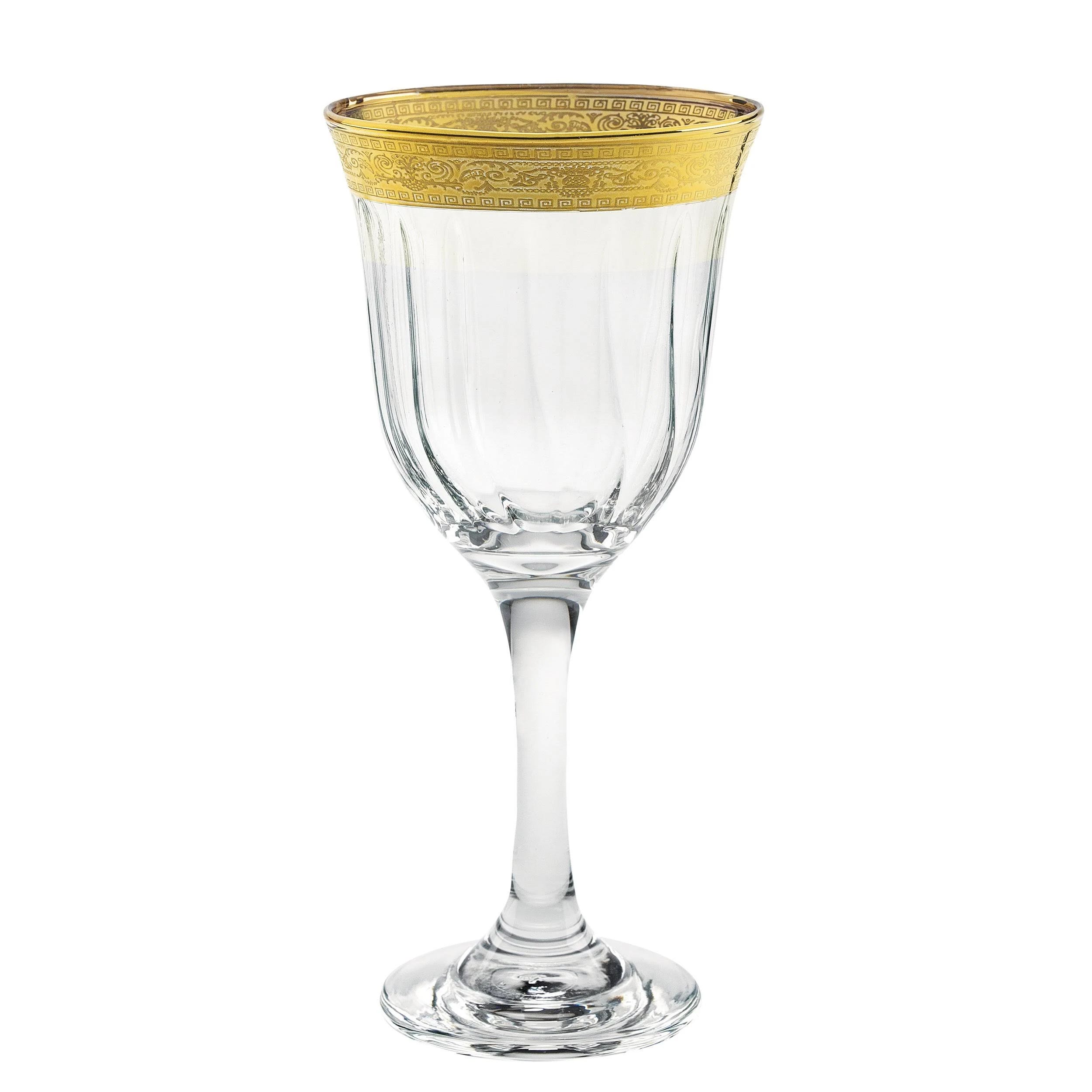 Elegant Italian Red Wine Glasses Set of 6 | Image