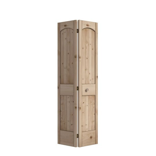 eightdoors-36-in-x-80-in-natural-2-panel-arch-top-unfinished-pine-wood-bifold-door-hardware-included-1