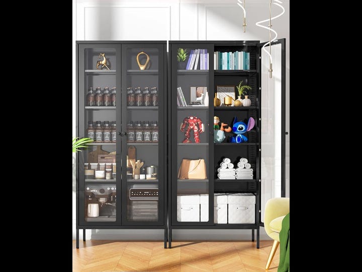 greenvelly-metal-storage-cabinet-black-display-curio-glass-storage-cabinet-with-glass-doors-and-4-sh-1