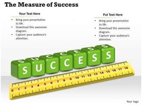 measuring success powerpoint template  powerpoint