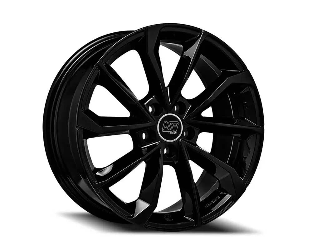 Sleek 5x114.3 Gloss Black Type 42 Aftermarket Wheels | Image