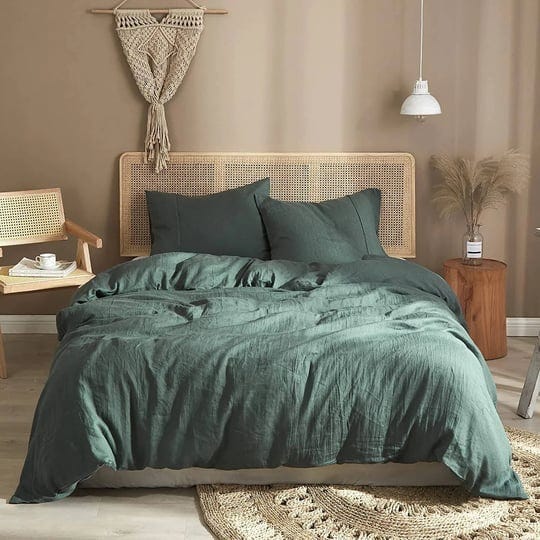 ivellow-green-linen-duvet-cover-set-100-washed-french-flax-pure-linen-duvet-covers-california-king-s-1