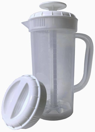 jbk-1qt-mixing-pitcher-baby-formula-protein-shakes-etc-w-easy-pour-spout-plastic-water-pitcher-w-lid-1