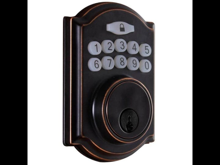 defiant-castle-aged-bronze-single-cylinder-electronic-keypad-deadbolt-1
