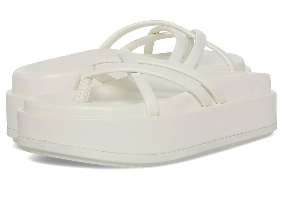 White Flatform Sandal by Madden Girl: Comfortable and Stylish for Daytime Wear | Image
