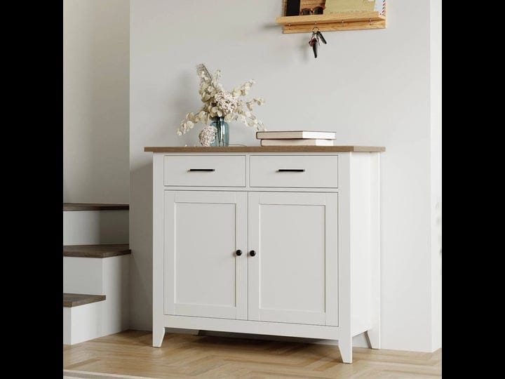 homfa-entryway-storage-cabinet-sideboard-with-2-drawers-for-kitchen-living-room-white-1