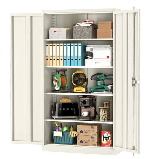 intergreat-tall-metal-storage-cabinet-locking-steel-storage-cabinet-with-4-adjustable-shelves-72-loc-1