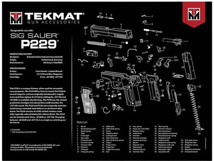 tekmat-sig-sauer-p229-cleaning-mat-1
