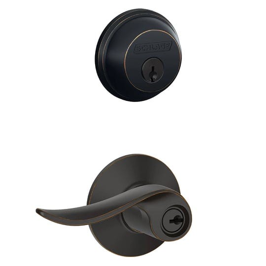 schlage-aged-bronze-single-cylinder-deadbolt-with-sacramento-entry-door-lever-combo-pack-1