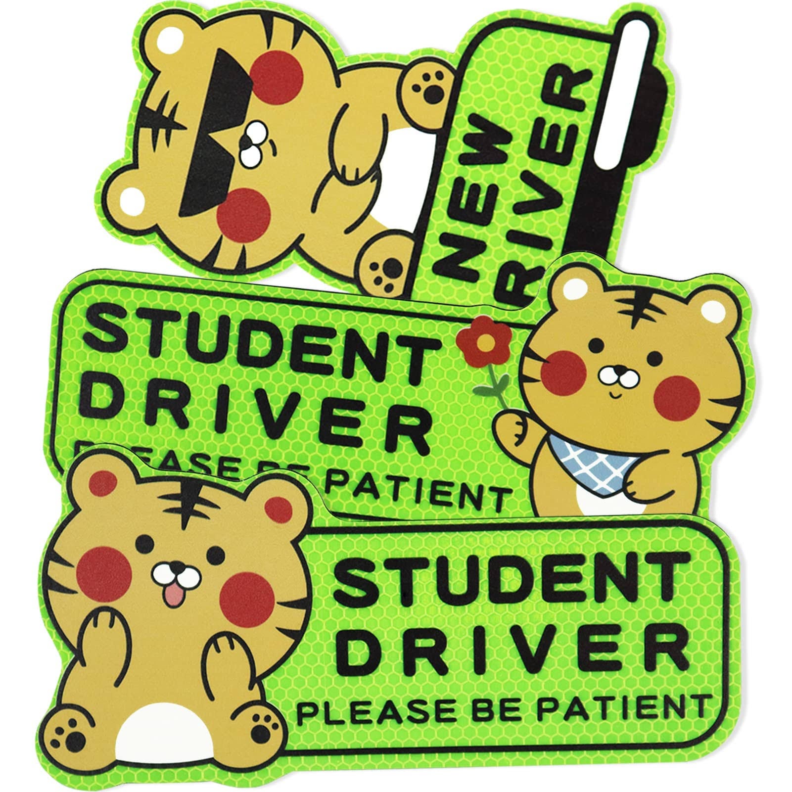 Reflective Student Driver Magnet for Safe Driving | Image