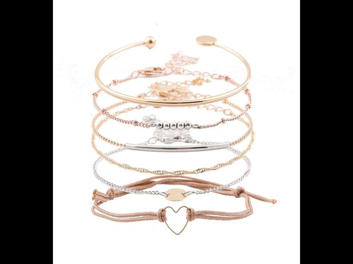 xocartige-charm-bracelets-set-bohemian-multiple-layered-beaded-bracelet-for-girls-delicate-chain-bra-1