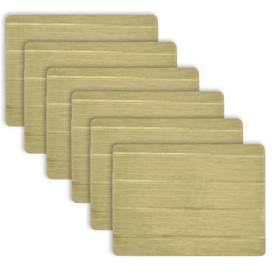 fabstyles-modish-set-of-6-vinyl-placemats-stripe-gold-1