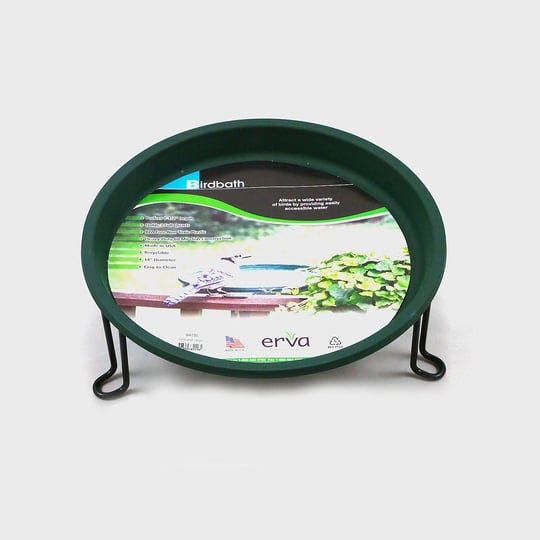 erva-ba5sl-bird-bath-ground-level-black-wire-ring-with-forest-green-dish-1