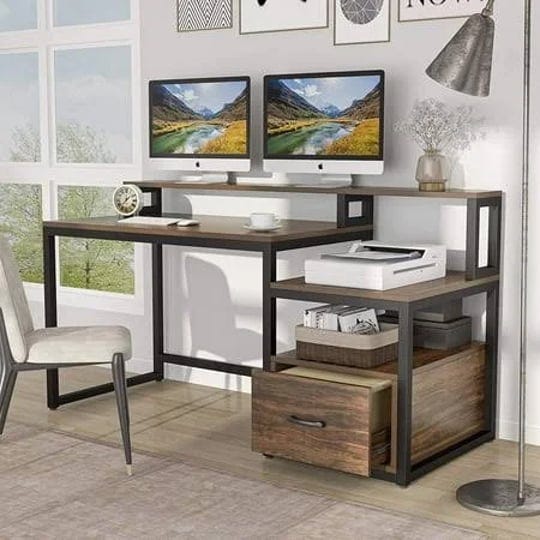 tribesigns-59-inch-computer-desk-with-storage-shelves-and-file-drawer-large-home-office-desk-with-hu-1