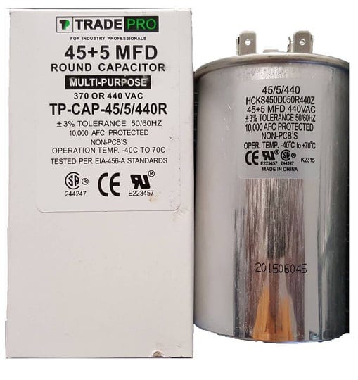 tradepro-455-mfd-440-volt-round-capacitor-tp-cap-45-5-440r-1