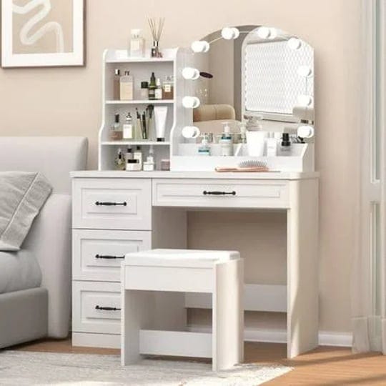 makeup-vanity-desk-with-lights-and-4-drawers-3-lighting-colors-white-vanity-set-makeup-table-lots-st-1