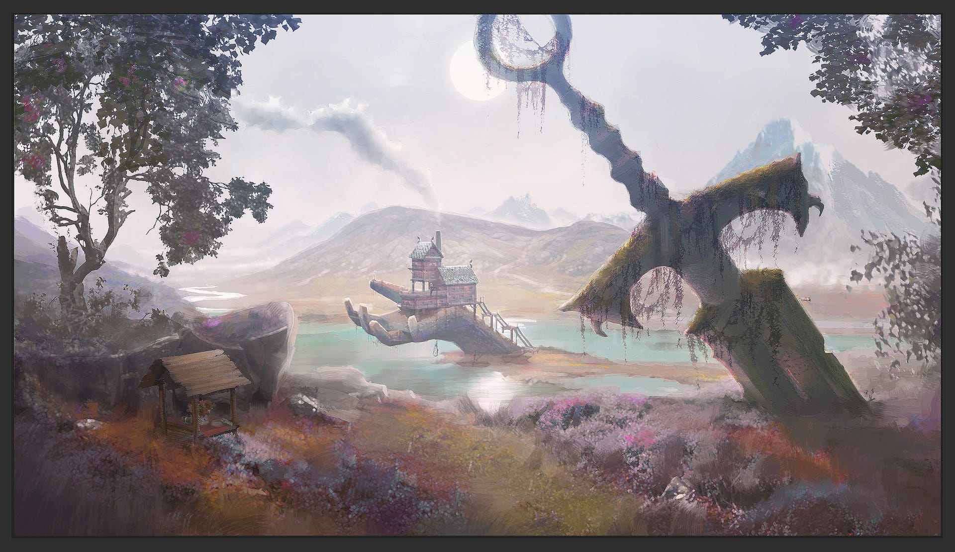 ArtStation - Another Fantasy Landscape, Michael Kelly