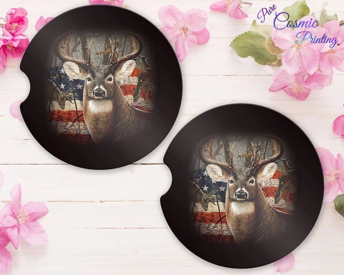 deer-flag-coaster-car-coaster-car-accessory-car-coaster-set-of-3