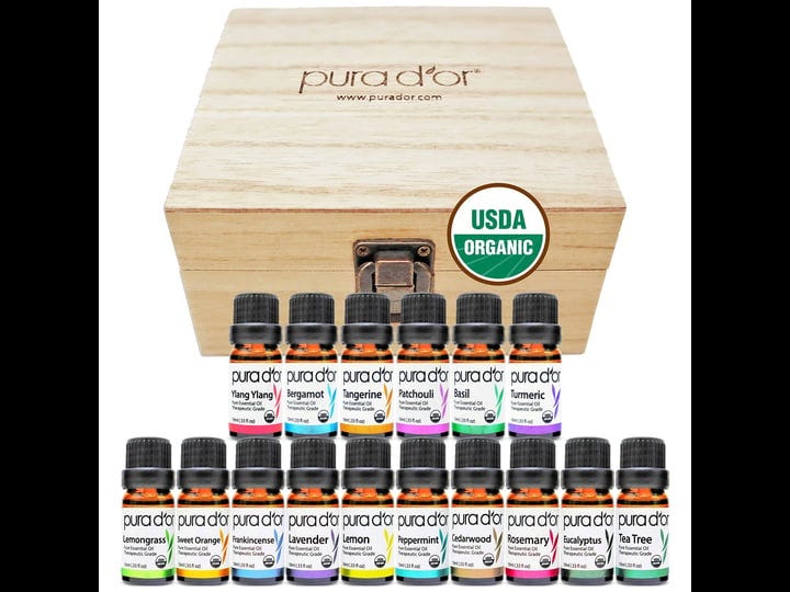 pura-dor-16pc-essential-oils-wood-box-set-10ml-usda-organic-100-pure-therapeutic-grade-lavender-rose-1