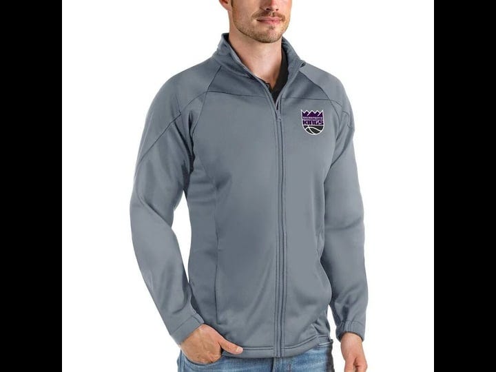 mens-antigua-charcoal-sacramento-kings-links-full-zip-golf-jacket-1