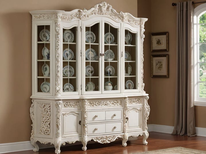 Unfinished-White-Display-China-Cabinets-3