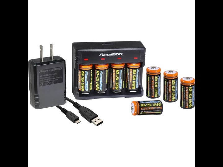 power2000-cr123a-8-pack-lifepo4-rechargeable-batteries-charger-kit-with-usb-adapter-1