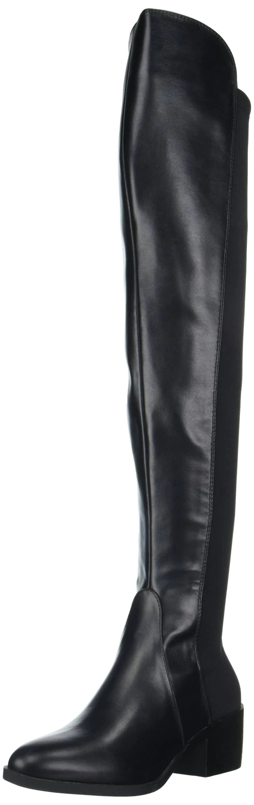 Black Stretchy Over the Knee Boots for Snug Fit and Style | Image