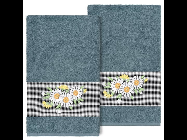 linum-home-daisy-2pc-embellished-bath-towel-set-teal-cotton-1