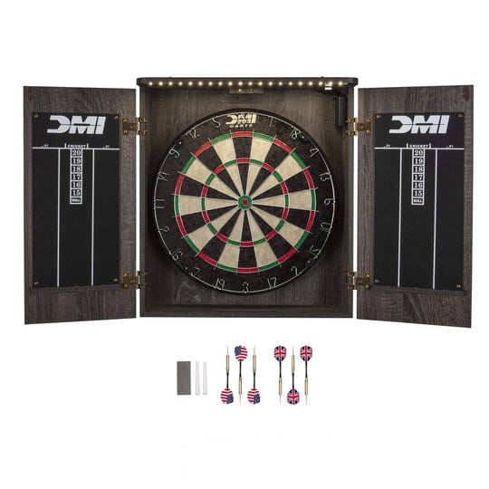 dmi-sports-paris-lighted-bristle-dartboard-cabinet-set-d4400w-1