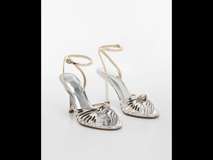 mango-womens-strappy-heeled-sandals-silver-size-6-6