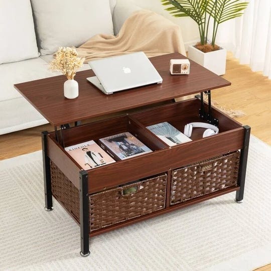 metal-coffee-table-desk-with-a-lifting-table-and-hidden-storage-space-light-brown-1