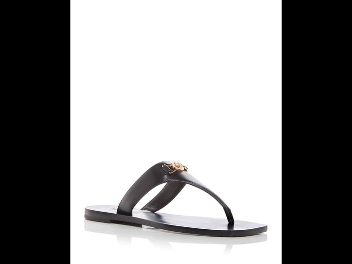 versace-womens-leather-slides-black-size-5-sandals-1