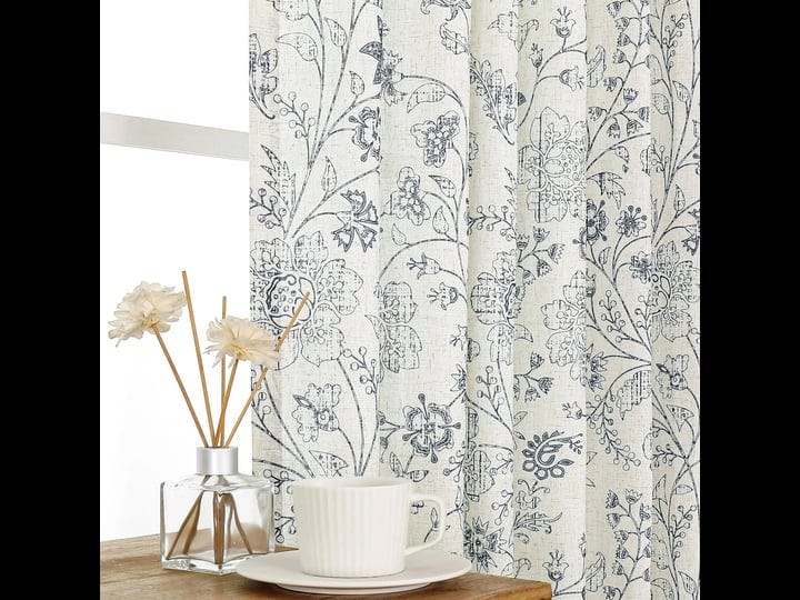 vision-home-blue-floral-linen-curtains-84-inch-farmhouse-botanical-print-light-filtering-window-curt-1
