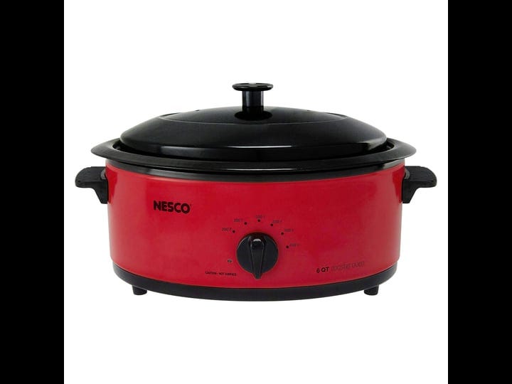 nesco-6-quart-roaster-oven-red-1