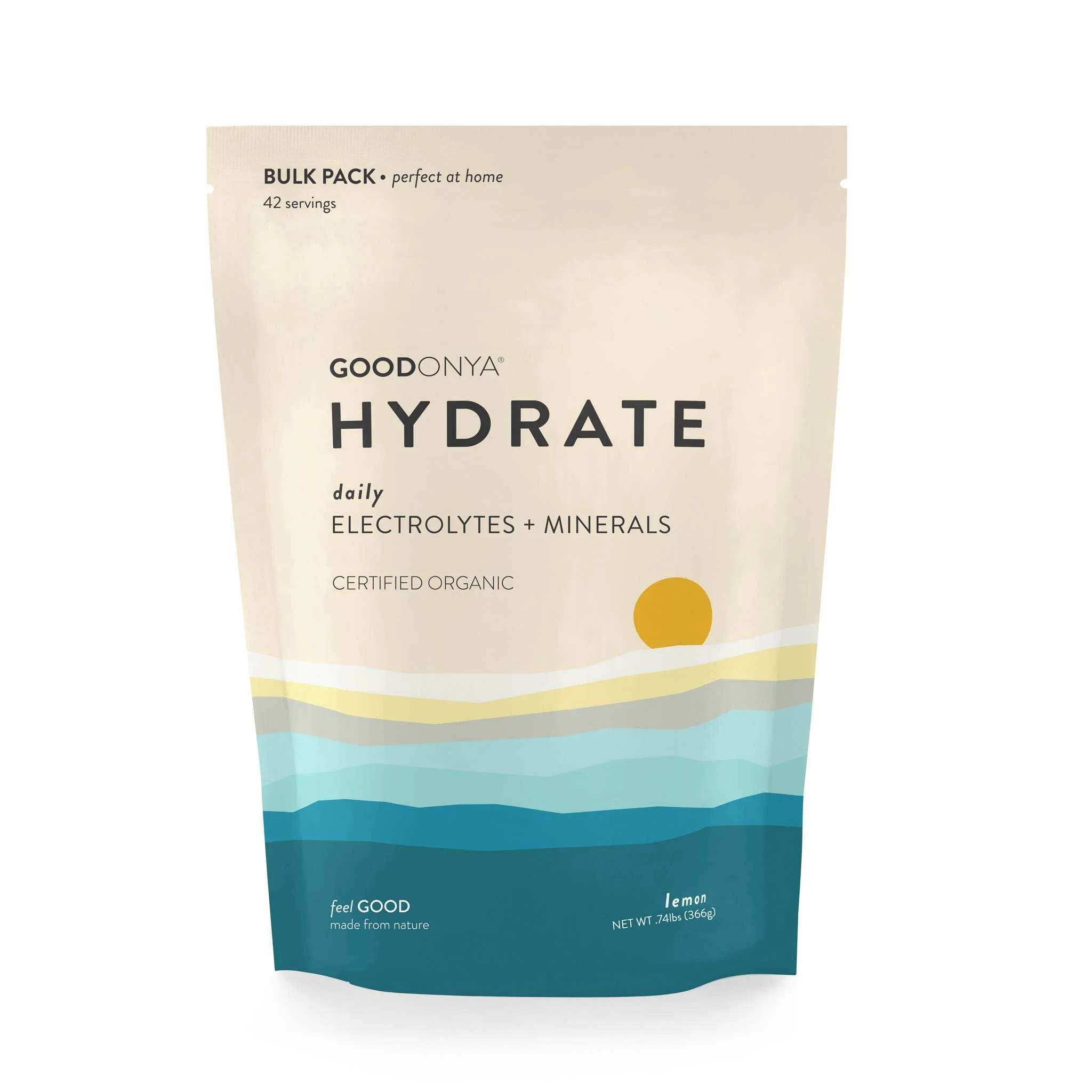 Organic Electrolyte and Hydration Powder with Lemon Juice, 42 Servings | Image