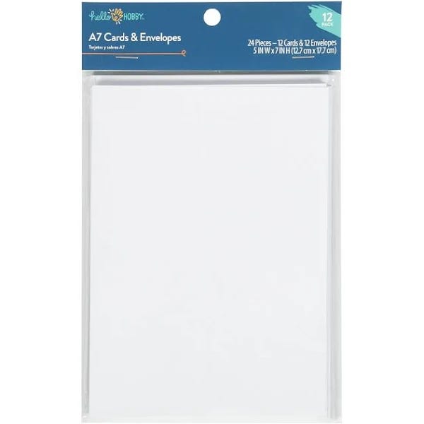 Hello Hobby A7 Blank Greeting Cards - Great for All Occasions! | Image