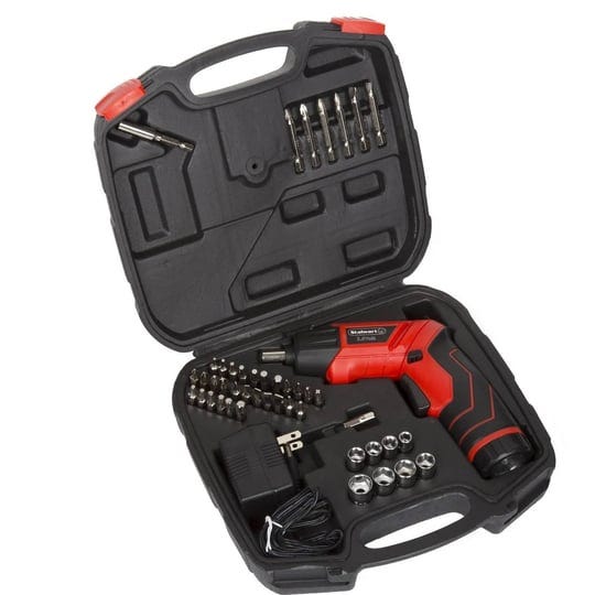 stalwart-45-piece-3-6v-led-rechargeable-pivoting-cordless-screwdriver-set-1