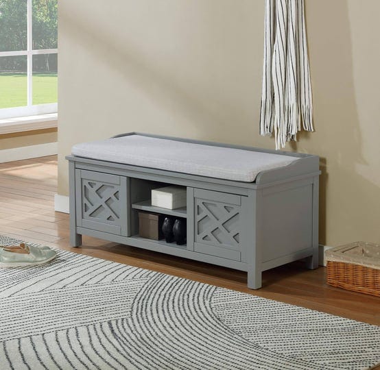 alaterre-45-in-coventry-wood-storage-bench-with-cushion-gray-1