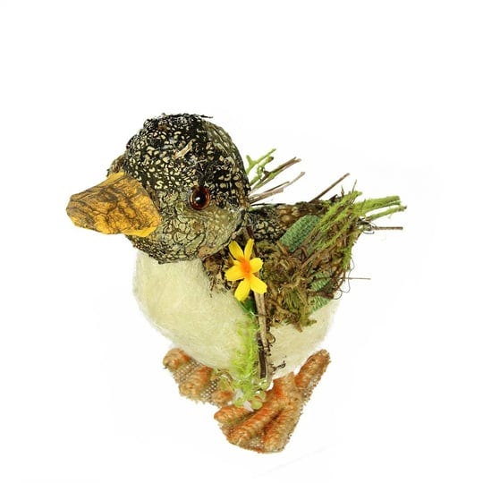 8-brown-ivory-and-orange-standing-duck-spring-table-top-decoration-1