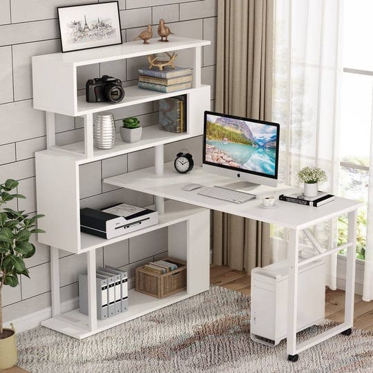 tribesigns-l-shaped-rotaing-computer-desk-with-5-shelves-bookshelf-modern-corner-desk-on-wheels-whit-1