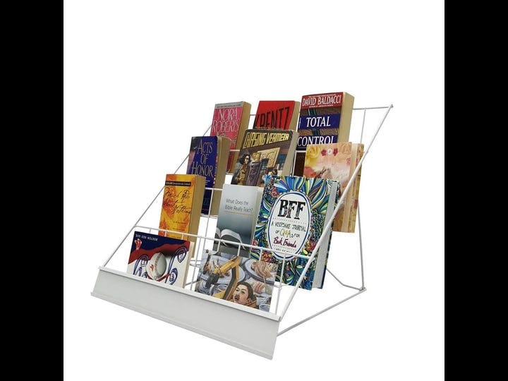 fixturedisplays-4-tiered-18-wire-display-rack-literature-brochure-magazine-stand-book-tabletop-rack--1