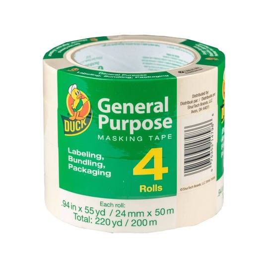 duck-brand-general-purpose-masking-tape-0-94-in-x-55-yd-beige-4-pack-1