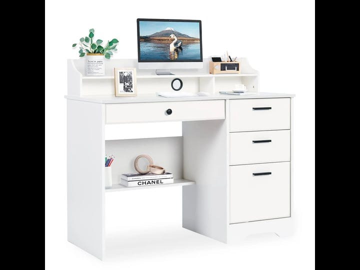 white-desk-with-drawers-and-storage-home-office-desk-computer-desk-with-4-drawers-hutch-home-desk-sm-1